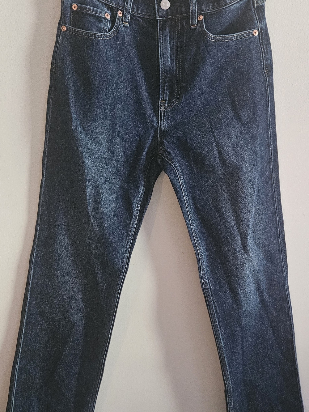 GAP Women's Dark Indigo Straight High Rise Jeans